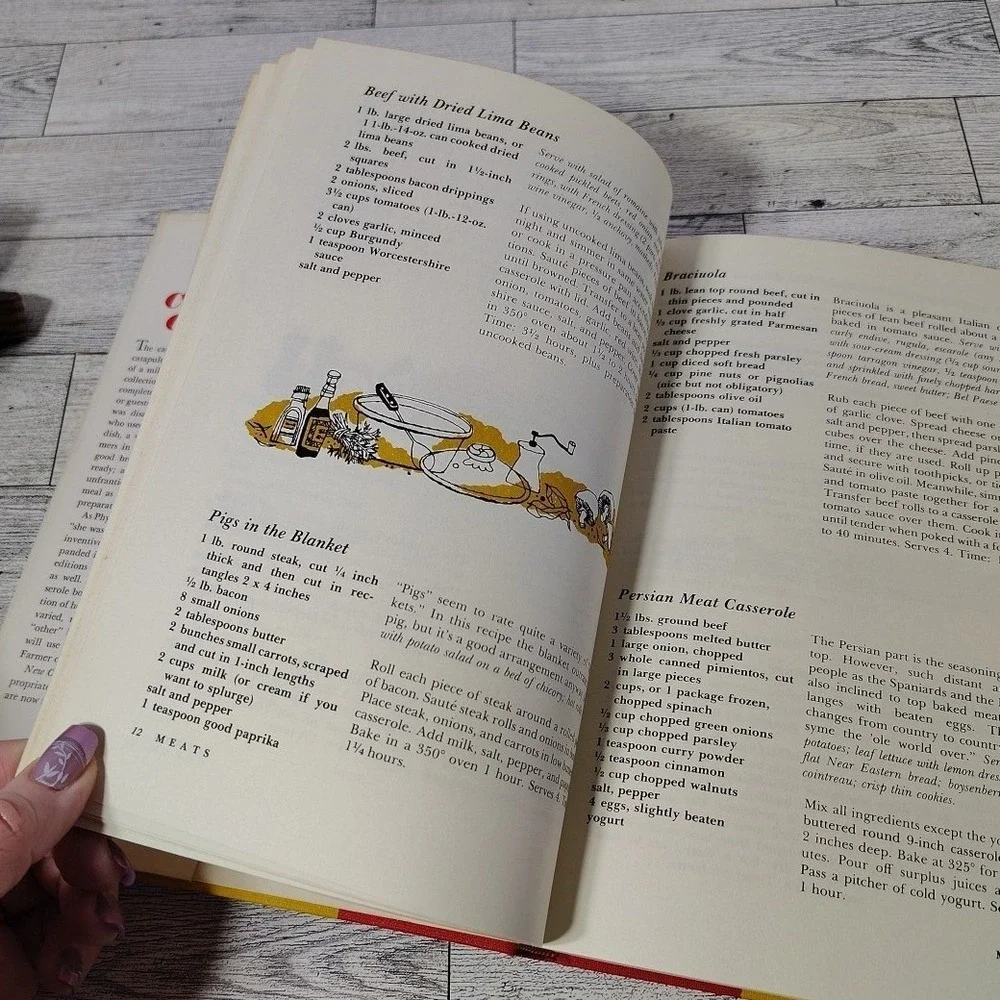 1968 Marian Tracys New Casserole Cookery Cookbook Hardcover Classic Home Cooking